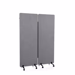 Cloison de séparation - hjh OFFICE - FLEXMIUT - Gris Foncé - 100% PET + Polyester