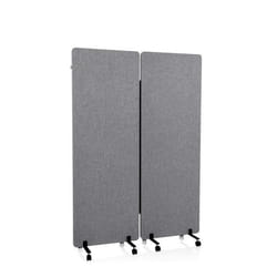 Cloison de séparation - hjh OFFICE - FLEXMIUT - Gris Foncé - 100% PET + Polyester