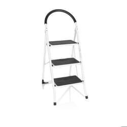 Échelle pliante - hjh OFFICE - SOLID W2 - Blanc - Acier