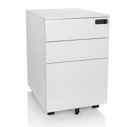 Caisson sur roulettes - hjh OFFICE - COLOR OS I - Blanc - Acier