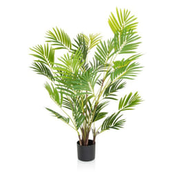 Plante artificielle - hjh OFFICE - ARECA I - Vert - Plastique Tissu