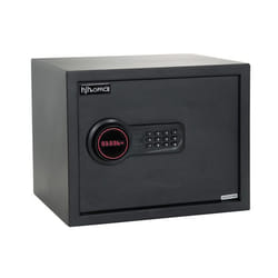 Coffre-fort - hjh OFFICE - SAFE COMPACT - Noir - Acier