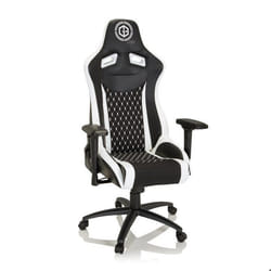 Fauteuil Gamer - hjh OFFICE - GAMEBREAKER SX 04 - Noir/Blanc - Tissu cuir synthétique