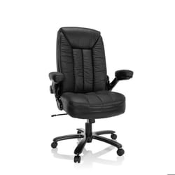 Siège pivotant XXL - hjh OFFICE - INSTRUCTOR III - Noir - cuir