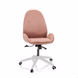 Siège de bureau à domicile - hjh OFFICE - AVEA - Rose - Tissu