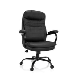 Siège pivotant XXL - hjh OFFICE - RELAX XXL B - Noir - similicuir