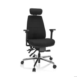 Siège de bureau de qualité professionnelle - hjh OFFICE - PHOENIX PRO I - Noir - Tissu