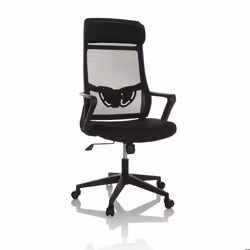 Siège de bureau à domicile - hjh OFFICE - NEKEO - Noir - tissu/tissu maille