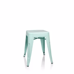 Tabouret de bistrot - hjh OFFICE - VANTAGGIO - Pastel vert mat - Métal