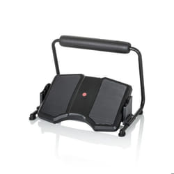 Repose-pieds - hjh OFFICE - PODI F - Noir - Plastique