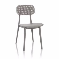 Chaise dextérieur - hjh OFFICE - ARTIFO HOL - Gris - Plastique