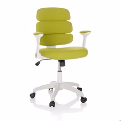 Chaise pivotante pour des enfants - hjh OFFICE - KID ERGOLINO W - Vert - Tissu