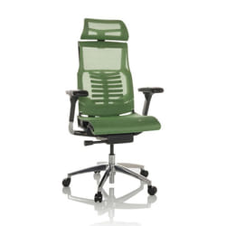 Siège de bureau haut de gamme - hjh OFFICE - POFIT GEN2 - Vert - tissu maille