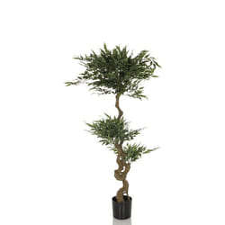 Plante artificielle - hjh OFFICE - ACACIA - Vert - Plastique Tissu