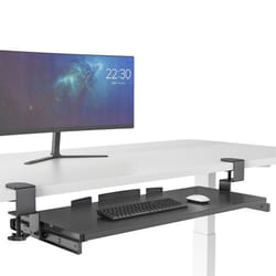 Plateau pour clavier - hjh OFFICE - VM-KB - Noir - bois