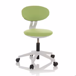 Chaise pivotante pour des enfants - hjh OFFICE - MINIMOVO - Vert - Tissu