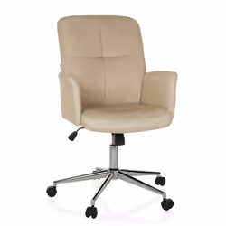 Siège de bureau à domicile - hjh OFFICE - SOLAO 400 - Beige - Tissu