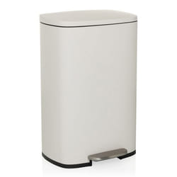 Poubelle - hjh OFFICE - CLEAN XV - Beige - Acier