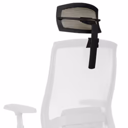 Appuie-tête - hjh OFFICE - COLORE KOPFSTUETZE - Noir - Plastique
