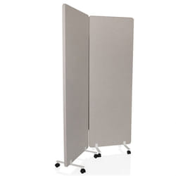 Cloison de séparation - hjh OFFICE - FLEXMIUT 1 - Gris - 100% PET + Polyester
