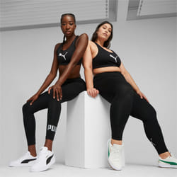 Puma Legging Essentials+ Metallic Noir/Argent Femme