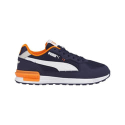 Chaussures PUMA Graviton JR Noir-Orange-Blanc - Mixte/Enfant