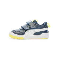 Baskets - PUMA - Multiflex - Marine/Jaune - Fermeture Scratch - Garçon
