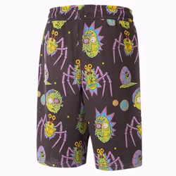 Puma Short X Rick And Morty Noir Homme