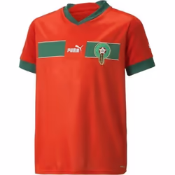 Maillot Domicile enfant Coupe du monde 2022 Maroc