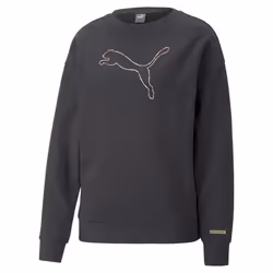 PUMA Better Crew FL Sweat Noir Phantom XS Femme
