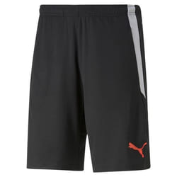 PUMA Teamliga Training Shorts 2 (Open Pockets) Noir-Corail (Black Fiery Coral) L Homme