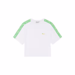 T-shirt Homme Fila Gaston - Blanc/Vert - Coupe classique - Col rond - Manches courtes