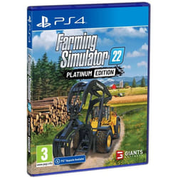 Giants Software Farming Simulator 22 - Platinum Edition Platine Néerlandais, Roumain, Russe, Anglais, Hongrois, Suédois, Chinois simplifié, Espagnol mexicain, Chinois traditionnel, Norvégien, Turc, Tchèque, Finlandais, Italien, Danois, Français, Japonais, Polonais, Allemand, POR-BRA, Coréen PlayStation 4