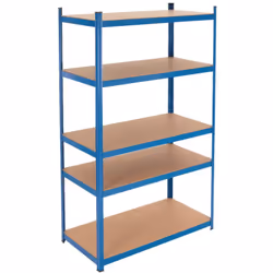Livraison: 1x Étagères sans vis composées de: 5x Tablettes en MDF 20x Cadre (long/ court) 10x Entretoise transversale 8x Prof ...