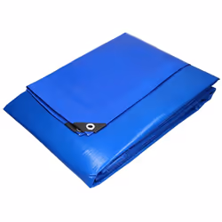 Livraison: 1x bâche 8 x 10 m 260g/m² en bleu. Informations techniques : Matériau : Tissu de polyéthylène de haute qualité ave ...
