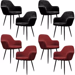 Description: Découvrez la perfection du design - La chaise de salle à manger design avec une hauteur d'assise de 45 cm, un do ...