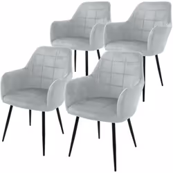 Description générale Ces fauteuils intemporels et modernes d'ECD Germany allient design classique et matériaux de haute quali ...