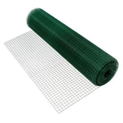 Ecd Germany Grillage Pour Volière Maille 1mx10m Mailles, 25x25 Mm, Épaisseur Du Fil 1,05mm, Grillage En Acier Galvanisé Vert, Soudé À 4 Coins Grillage Jardin Clôture Lapin, Résistant Aux Intempéries