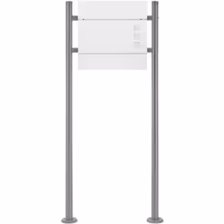 Livraison : 1x boîte aux lettres (2 clés) + support de boîte aux lettres matériel de montage et instructions inclus Informati ...