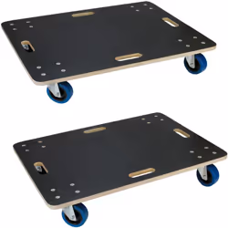 Description du produit: Le set de 2 chariots à roulettes pour meubles d'ECD Germany est l'assistant parfait si vous souhaitez ...