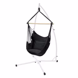 Chaise suspendue avec cadre Chaise suspendue avec 2 coussins anthracite jusquà 120 kg