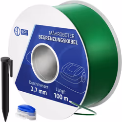 Description du produit: Mettez de l'ordre dans votre jardin grâce à notre câble périphérique de 100 mètres de long pour tonde ...