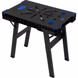 Description du produit: Polyvalent et peu encombrant, cet établi pliable est le compagnon idéal de tout atelier. Grâce à sa c ...