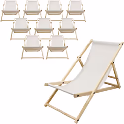 Description du produit: Que ce soit à la plage, dans le jardin ou sur le balcon, la chaise longue d'ECD Germany vous permet d ...