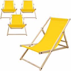 Description du produit: Que ce soit à la plage, dans le jardin ou sur le balcon, la chaise longue d'ECD Germany vous permet d ...