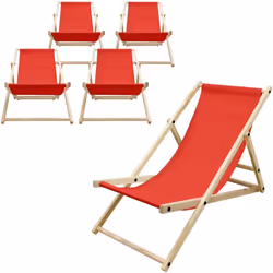 Description du produit: Que ce soit à la plage, dans le jardin ou sur le balcon, la chaise longue d'ECD Germany vous permet d ...