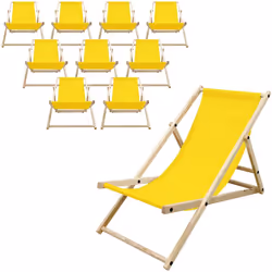 Description du produit: Que ce soit à la plage, dans le jardin ou sur le balcon, la chaise longue d'ECD Germany vous permet d ...