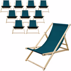 Description du produit: Que ce soit à la plage, dans le jardin ou sur le balcon, la chaise longue d'ECD Germany vous permet d ...
