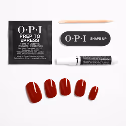 Opi xPRESS/ON Ongles Artificiels Iconic Shades #Big Apple Red