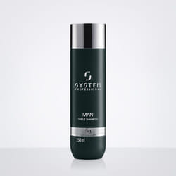 System Professional System Man Triple Shampoo 250 ml 2-en-1 Cheveux et corps Non-professionnel Hommes